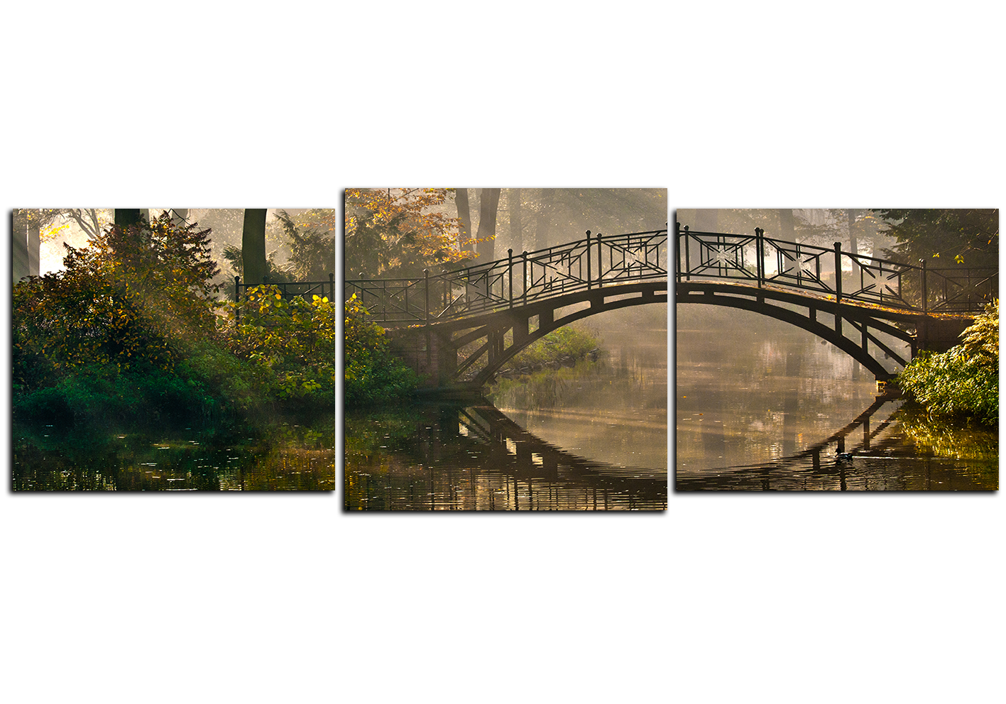 Obraz na plátně - Starý most - panoráma Obraz na plátně - Starý most - panoráma